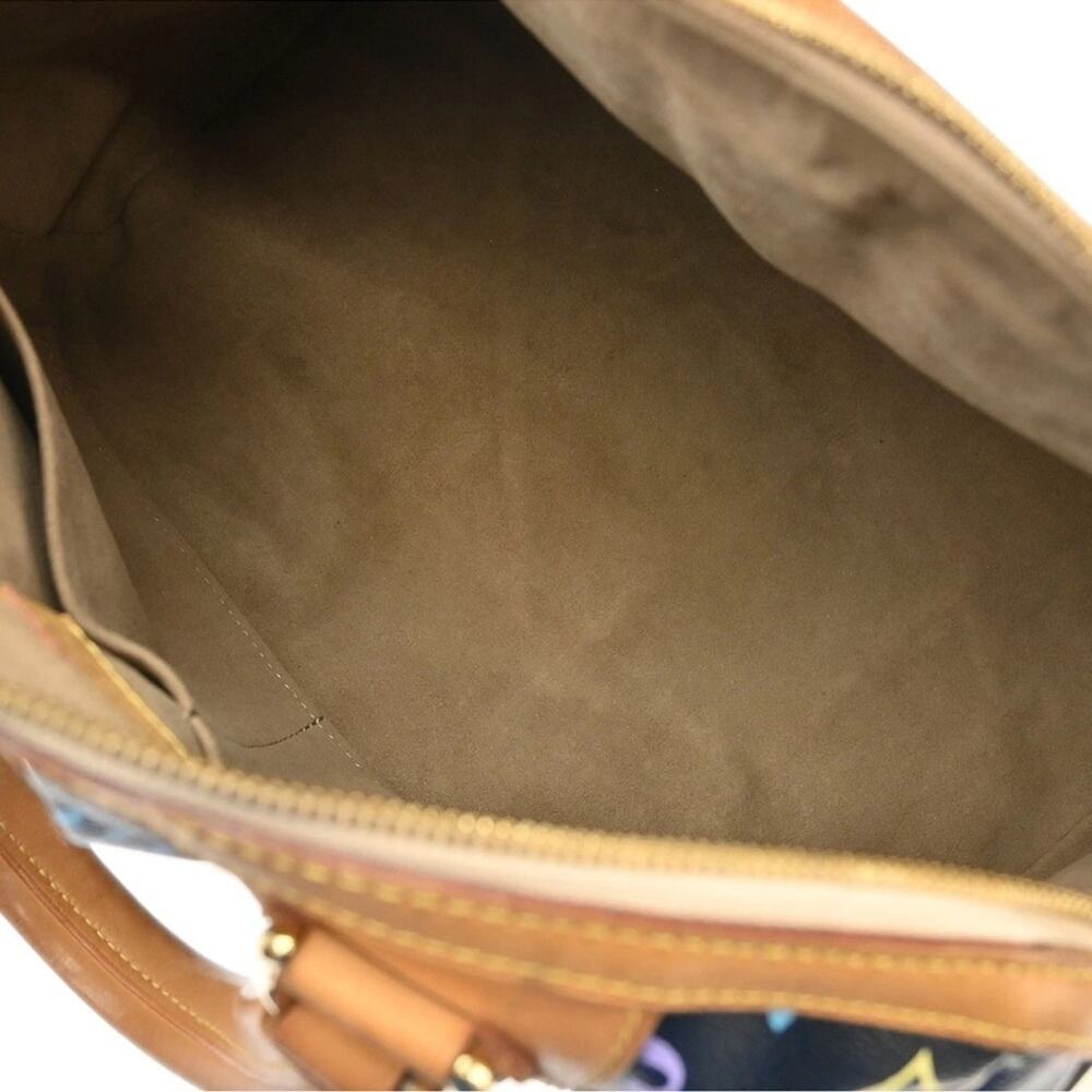 Authentic Louis Vuitton Black Multicolor Courtney MM HandbagTR1180 - Picture 8 of 12